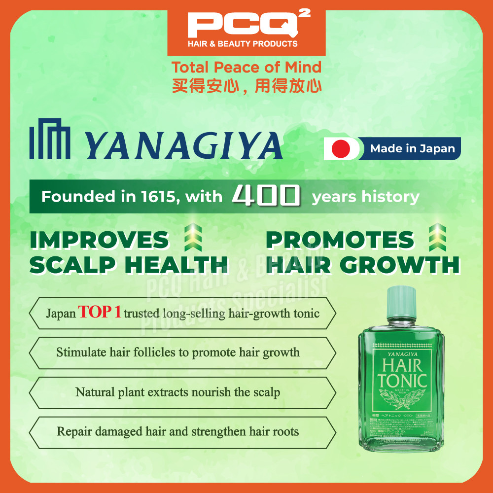 Yanagiya Hair Growth Tonic (With Fragrance) (240ml) - PCQ Hair & Beauty  Products